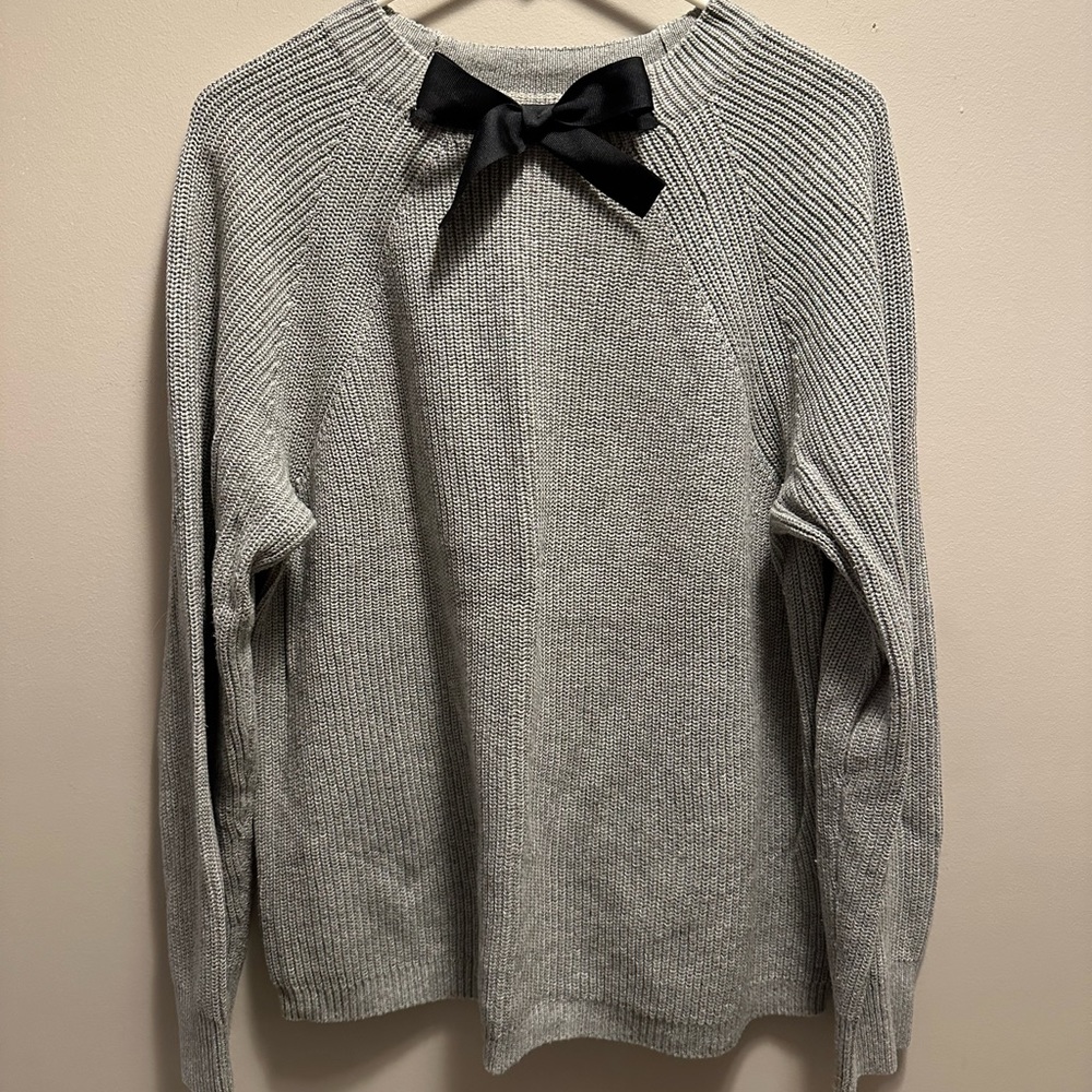Jcrew bow tie sweater
